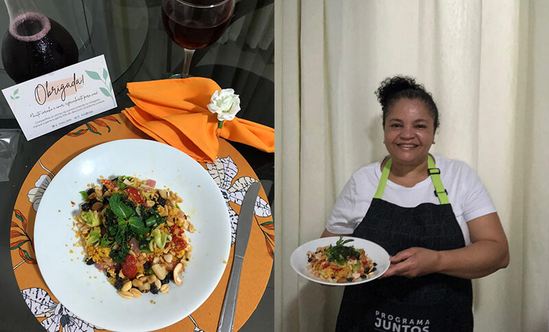 Colaboradora participa de live com Masterchefs