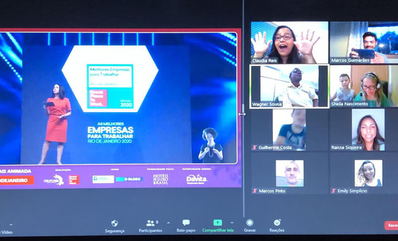 Federação entre as 20 Melhores Empresas para Trabalhar no Rio de Janeiro