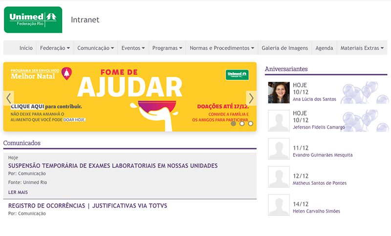 Federação lança novo canal de comunicação interna