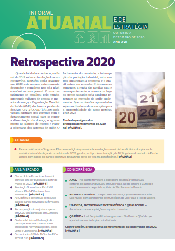 Informe Atuarial e de Estratégia – 4º trimestre de 2020