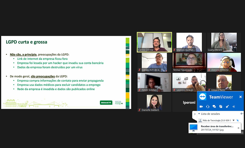 Comitê LGPD se reúne pela primeira vez