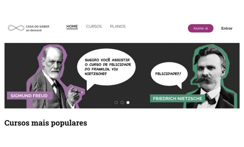 Casa do Saber oferece mês gratuito em plataforma digital