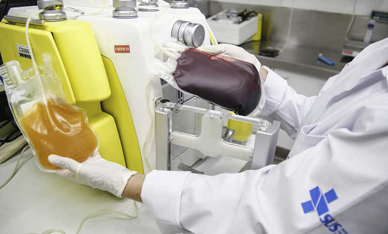 Hemorio inicia estudo para tratamento de Covid-19 com plasma de vacinados