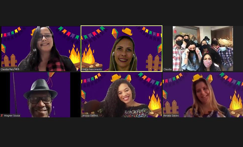 Festa junina online movimenta áreas da Federação