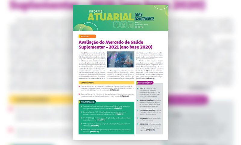 Federação envia Informe Atuarial e de Estratégia 2º trimestre de 2021