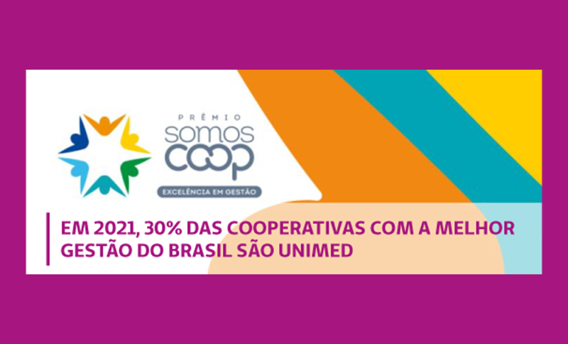 Em 2021, 30% das cooperativas com a melhor gestão do Brasil são Unimed