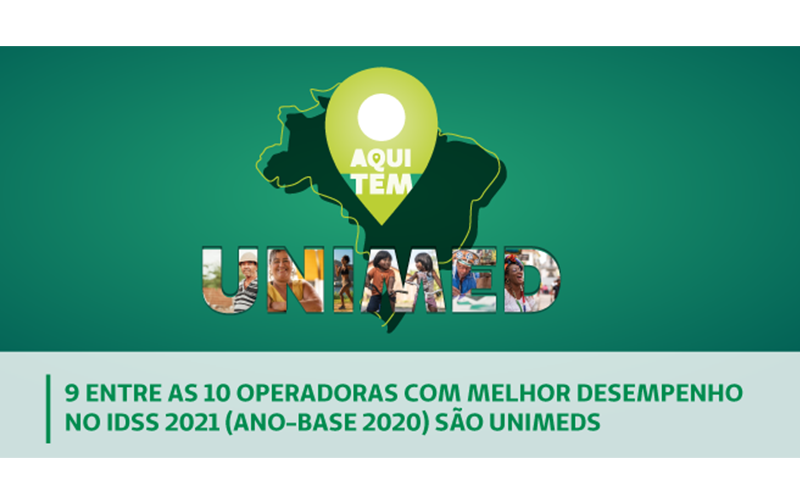 Nove entre dez operadoras com melhor desempenho no IDSS 2021 (ano-base 2020) são Unimeds