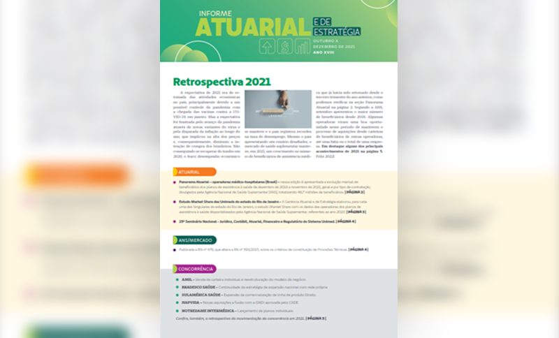Informe Atuarial e de Estratégia é divulgado- 4º trimestre de 2021