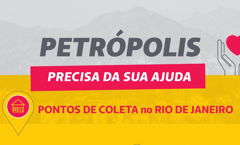 Federação concentra esforços para ajudar vítimas de tragédia em Petrópolis