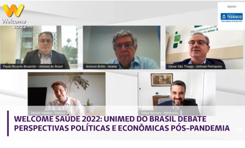 Welcome Saúde 2022: Unimed do Brasil debate perspectivas políticas e econômicas pós-pandemia