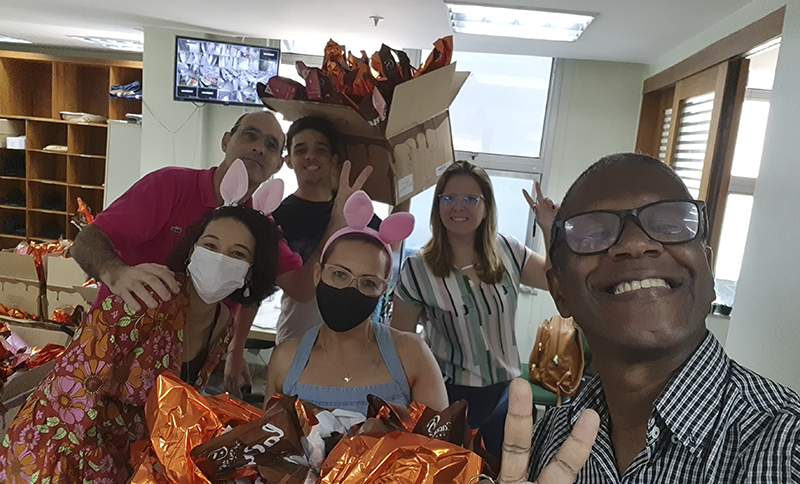 Federação entrega ovos de Páscoa