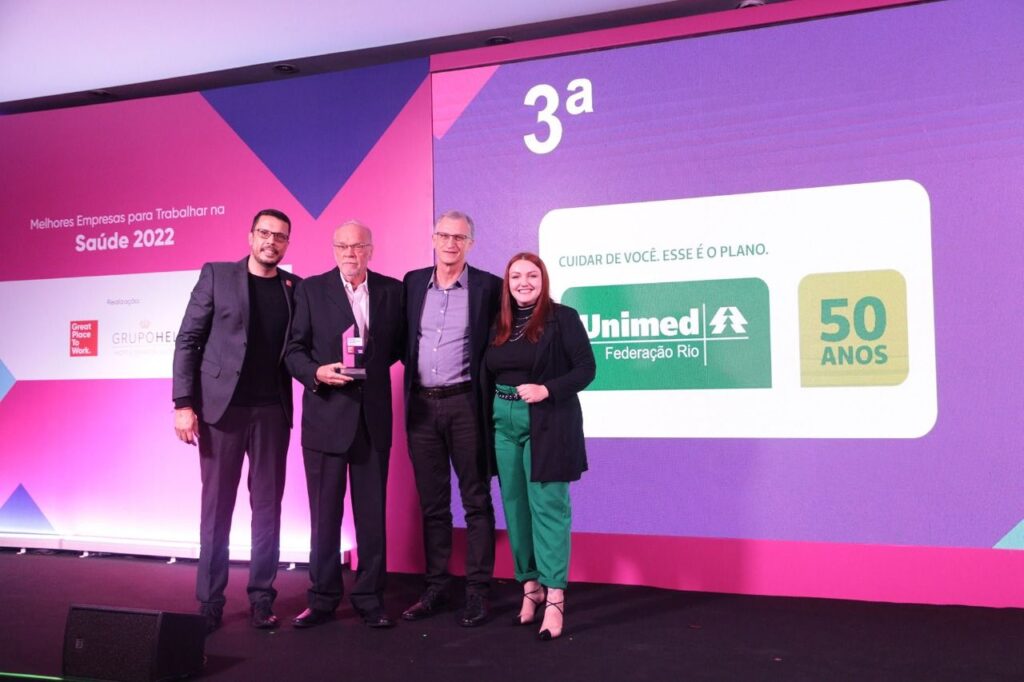 3º lugar entre as Melhores Empresas para Trabalhar na Saúde 2022