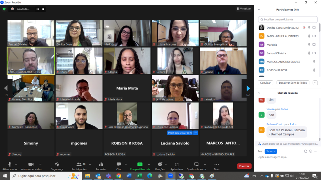 Encontro Estadual de Contadores reúne 57 inscritos das cooperativas  