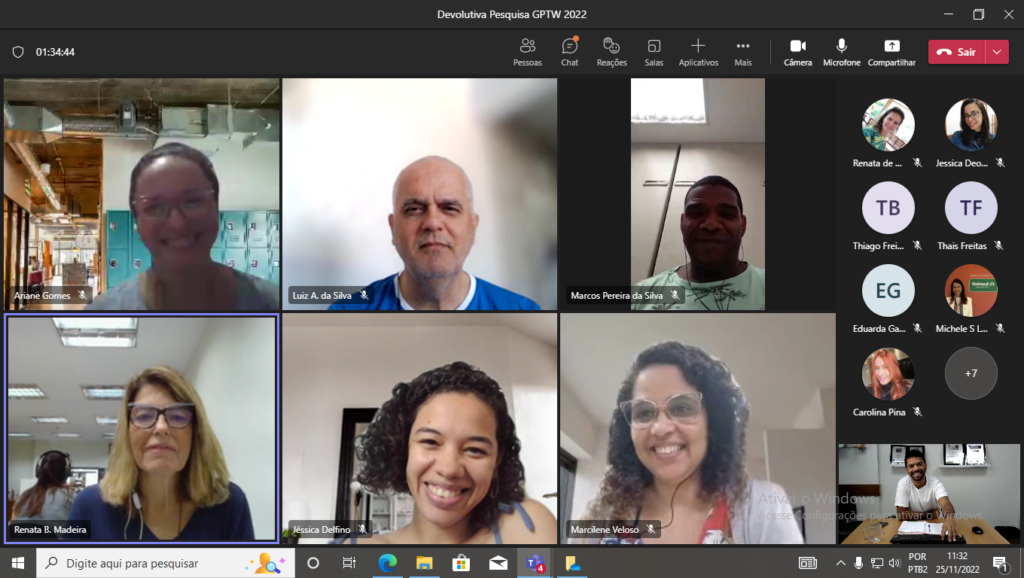 Gestão de Pessoas apresenta devolutiva da pesquisa Great Place to Work 2022 