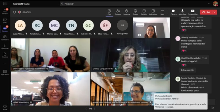 Equipe de Intercâmbio reúne Singulares para 2ª etapa do AcordosWeb 