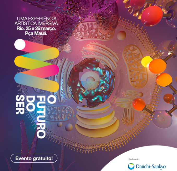 Exposição imersiva e gratuita na Praça Mauá reflete sobre a evolução da medicina 