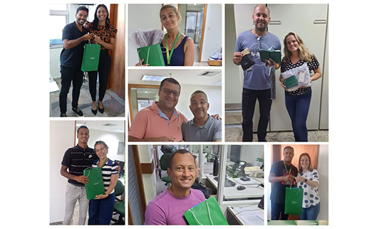 Colaboradores recebem devolutiva dos sorteios internos 