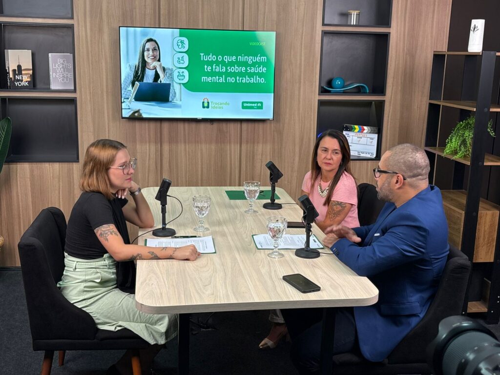 Saúde mental é pauta na gravação piloto do VídeoCast ‘Trocando Ideias’ 