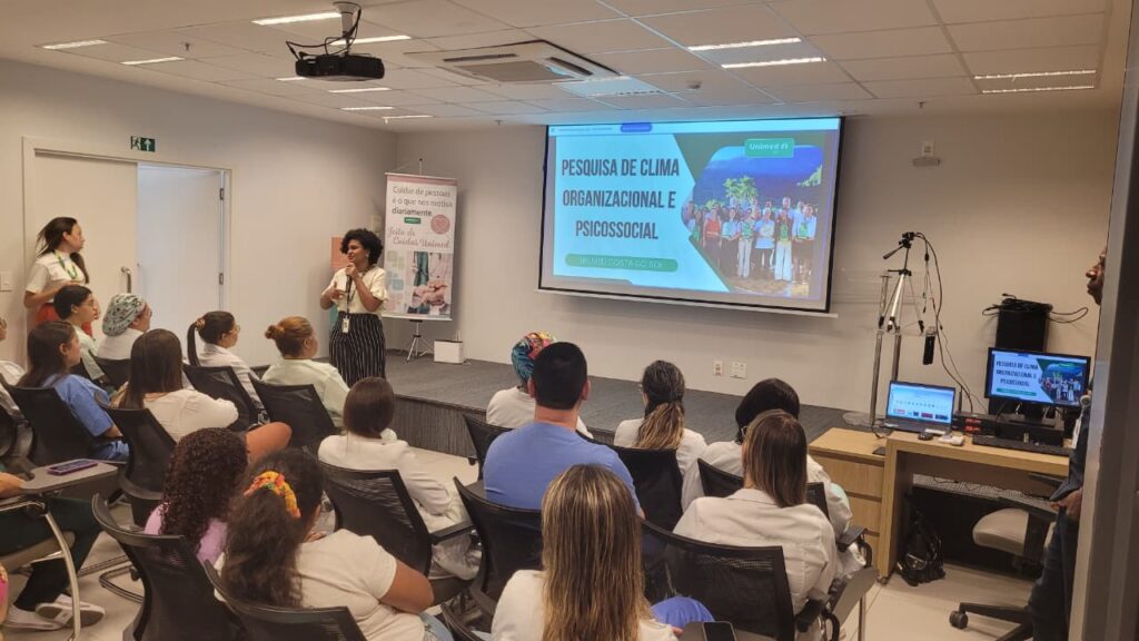 Gestão de Pessoas promove sensibilização de pesquisa de clima na Unimed Costa do Sol 